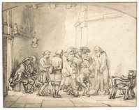 Q 058a
          <br/>
          Samuel zalft de geknielde David
          <br/>
          <em>Hoogstraten, Samuel van (1627-1678)</em>